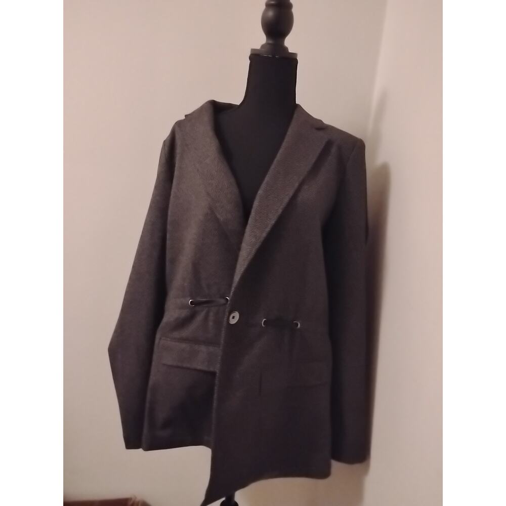 White House Black Market Grey Women's Coat
